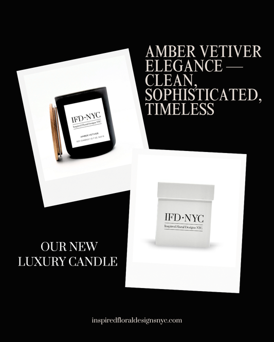 The Art of Scent: Introducing Our Inspired Luxury Amber Vetiver Candle