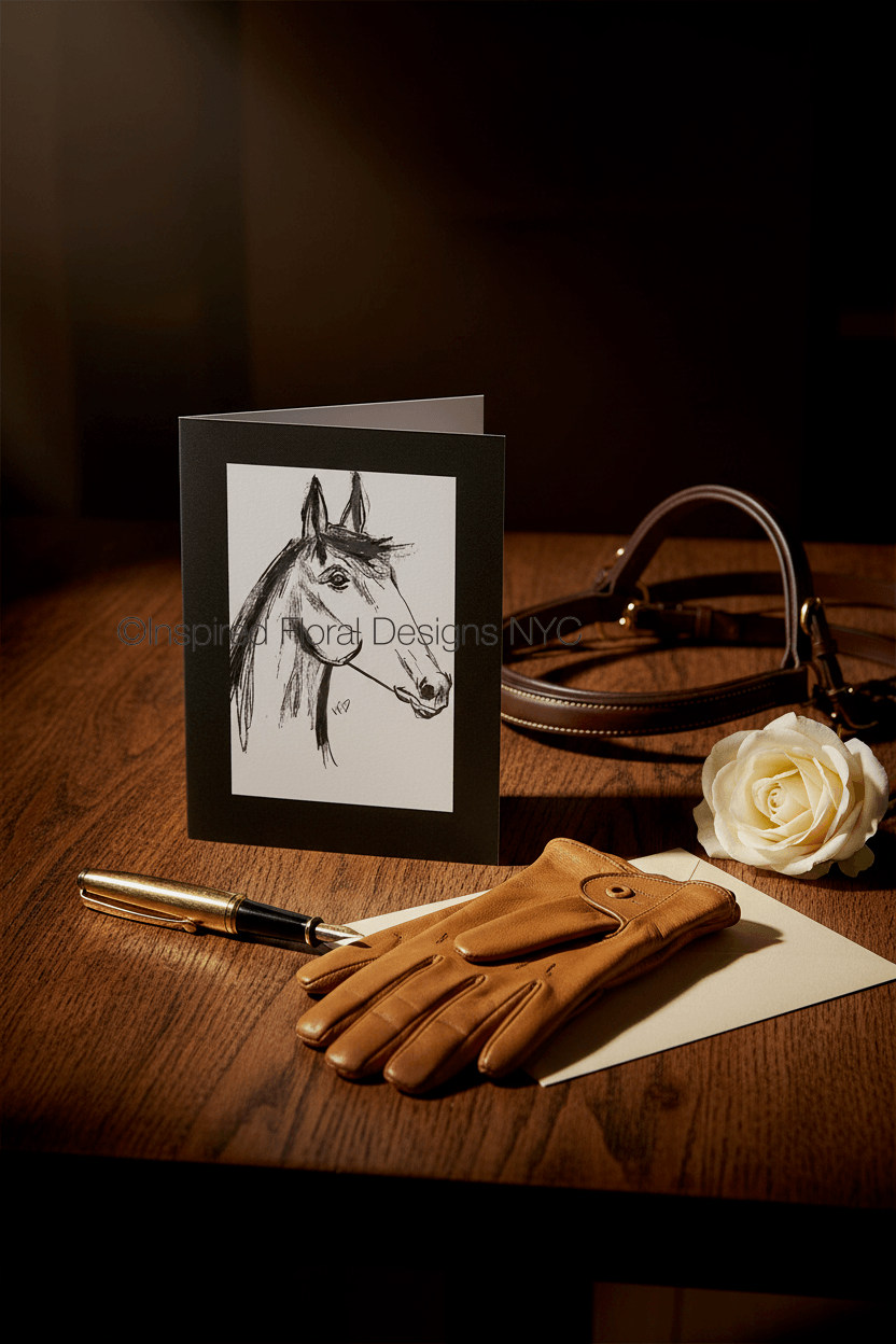 'Horse Spirit' Greeting Cards – Centered Portrait – Set of 5