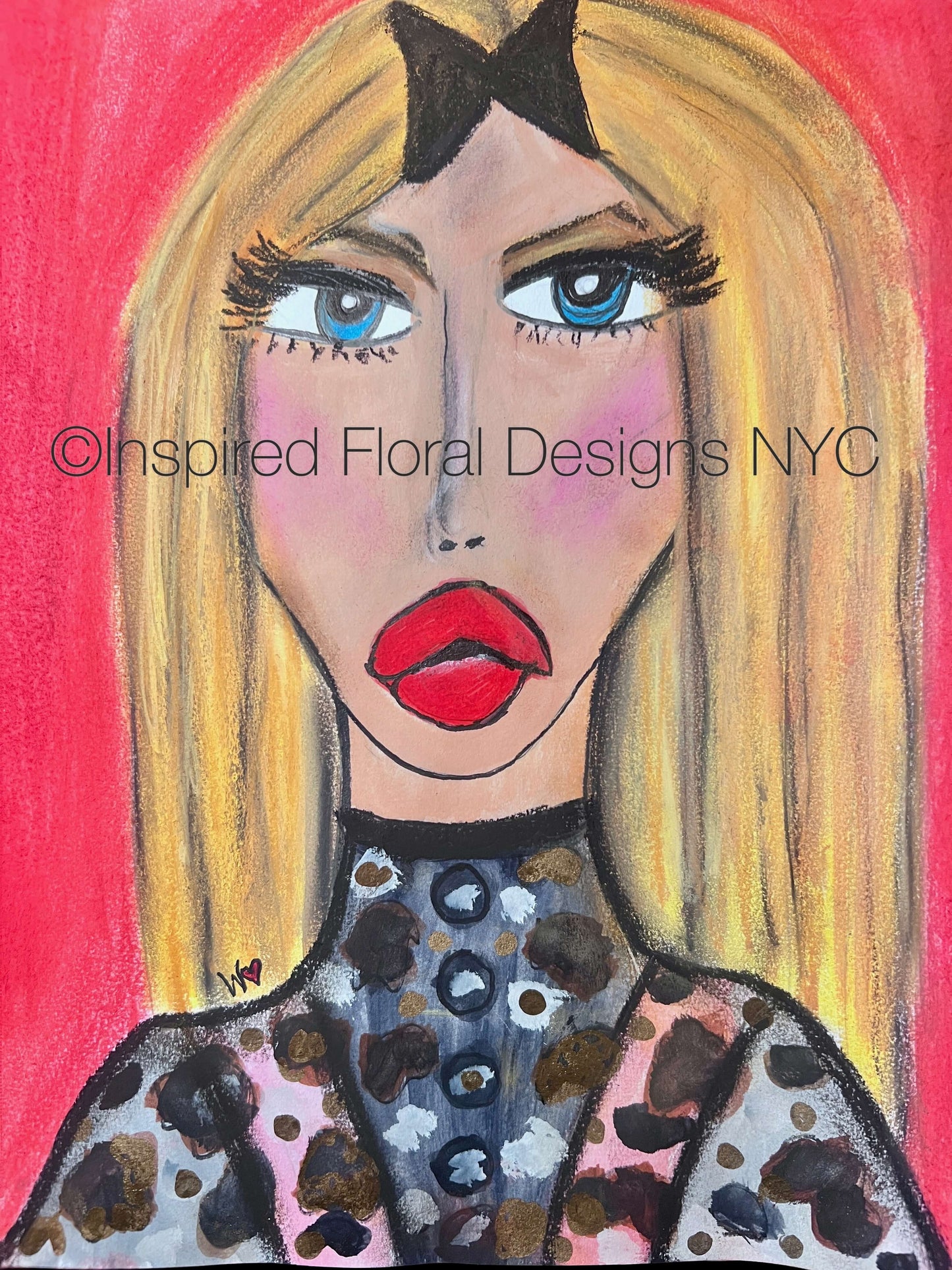 'Fifi' Visages Giclée Art Print