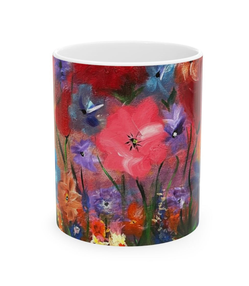 inspired floral designs nyc coffee mug