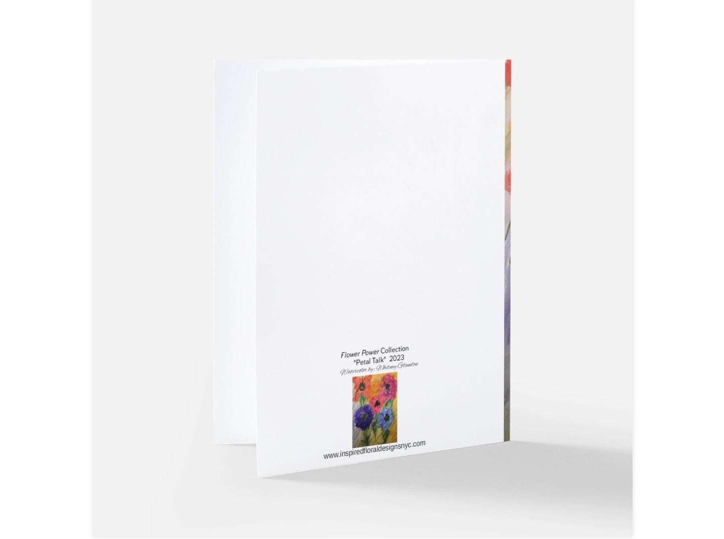 The 'Flower Power' Greeting Card "Petal Talk"