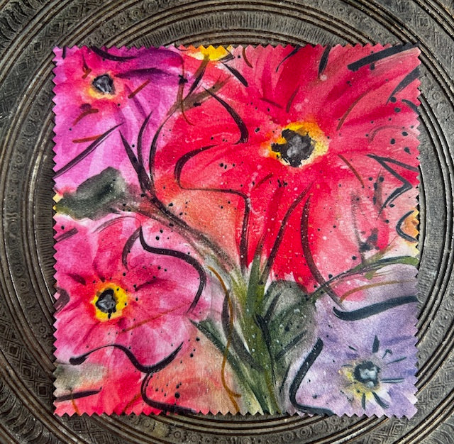 glass lens cleaning cloths inspired floral designs nyc floral watercolors