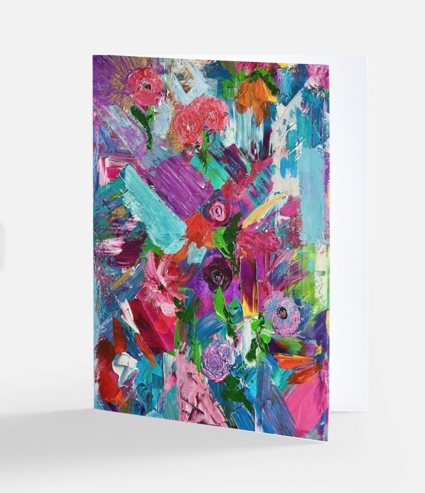 'Petals Unleashed' Floral Greeting Cards