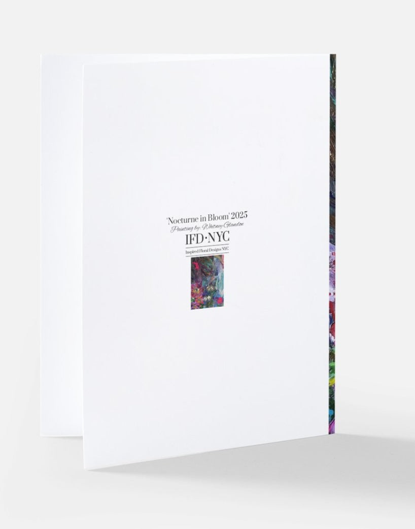 'Nocturne in Bloom' Floral Greeting Cards- set of 5