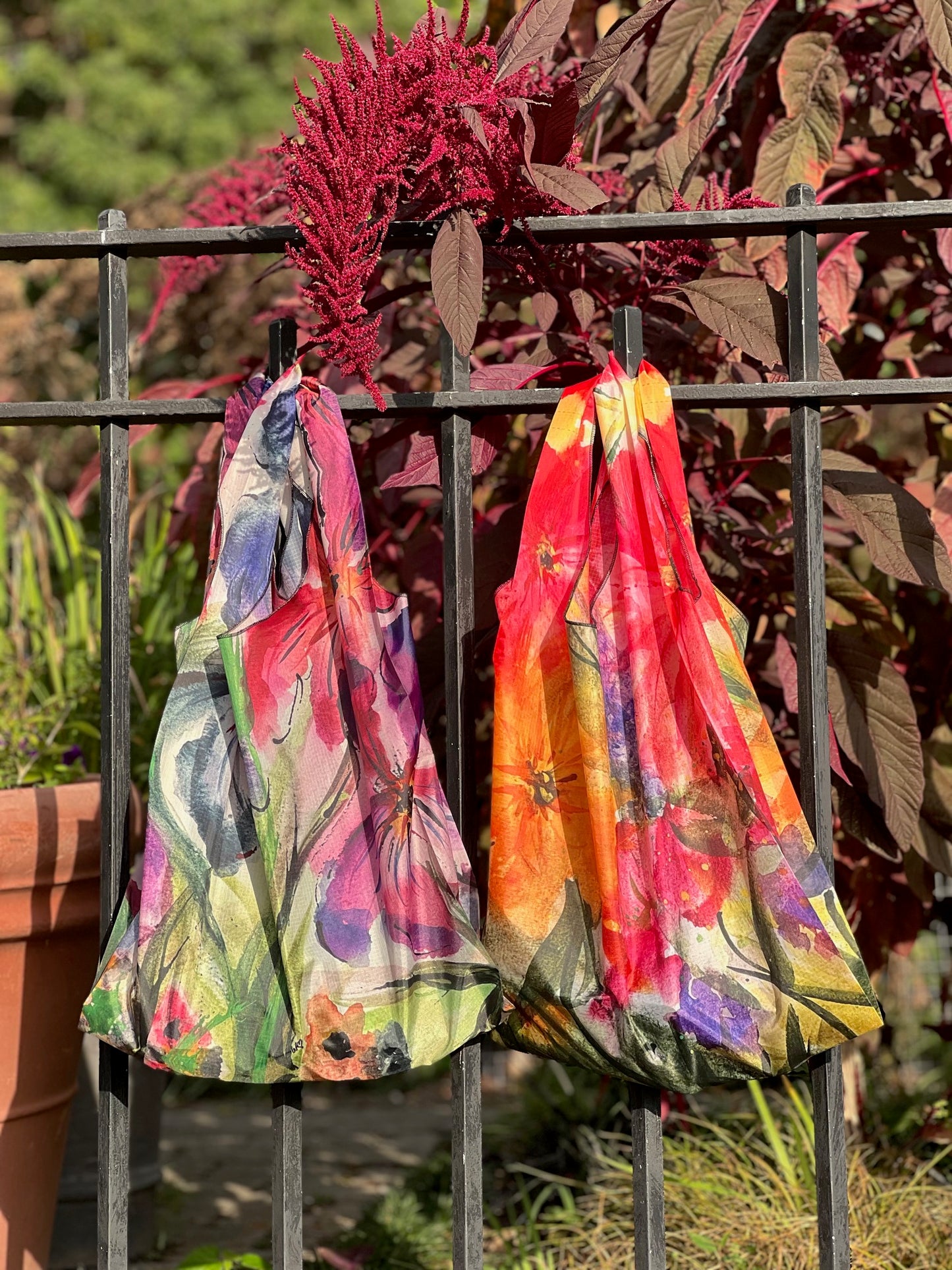 Blossom Parachute Totes