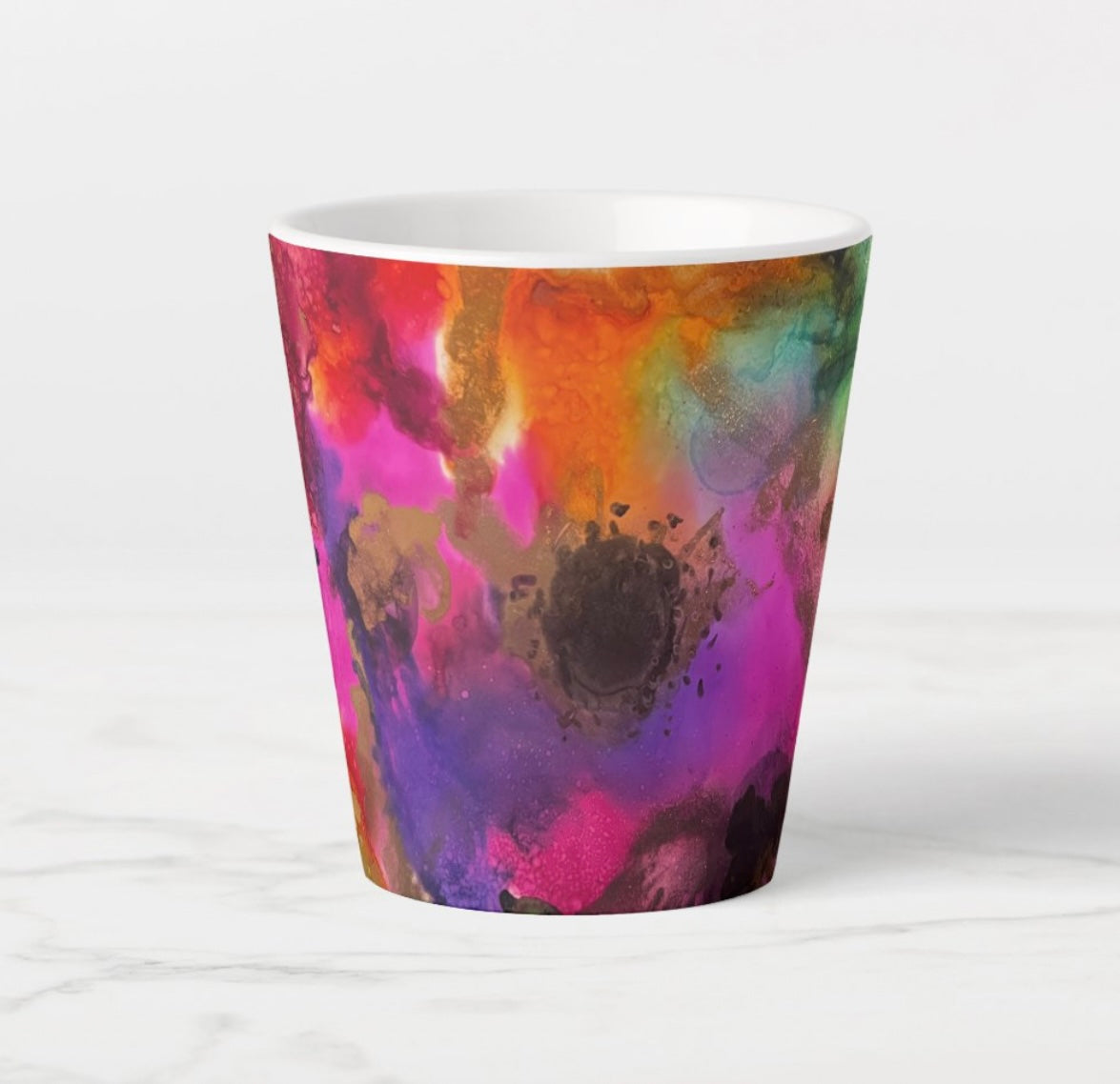 kaleidoscope floral latte cup inspired floral designs nyc