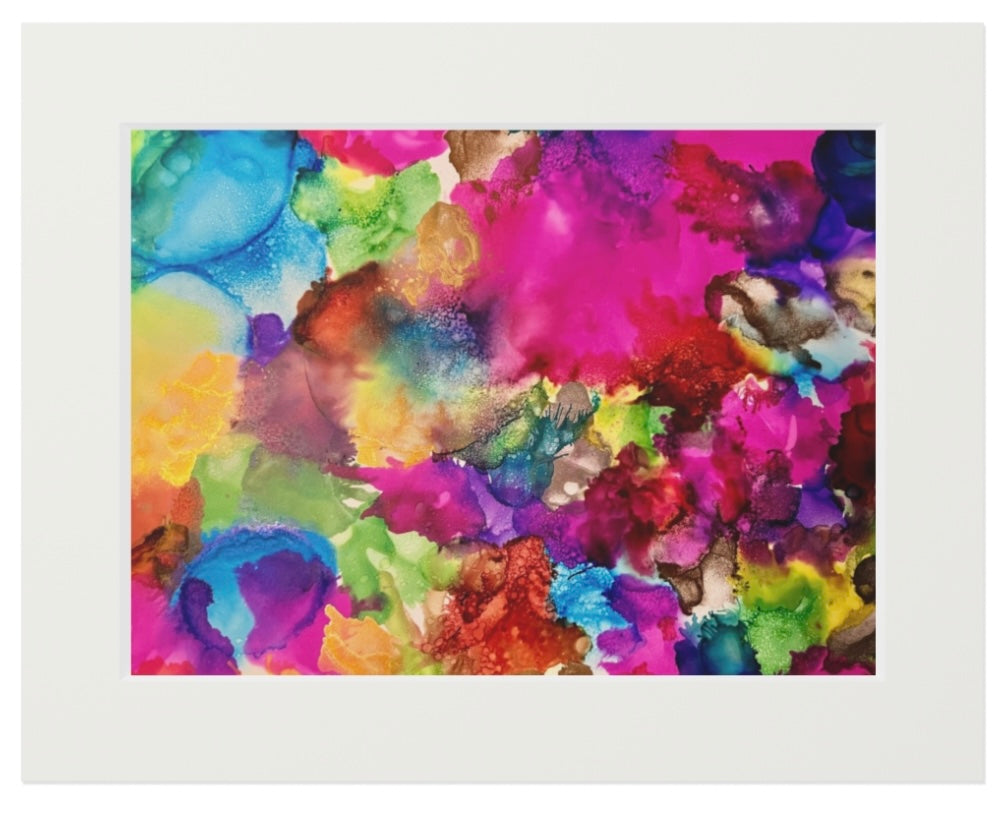 color burst inspired floral designs nyc giclee art prints