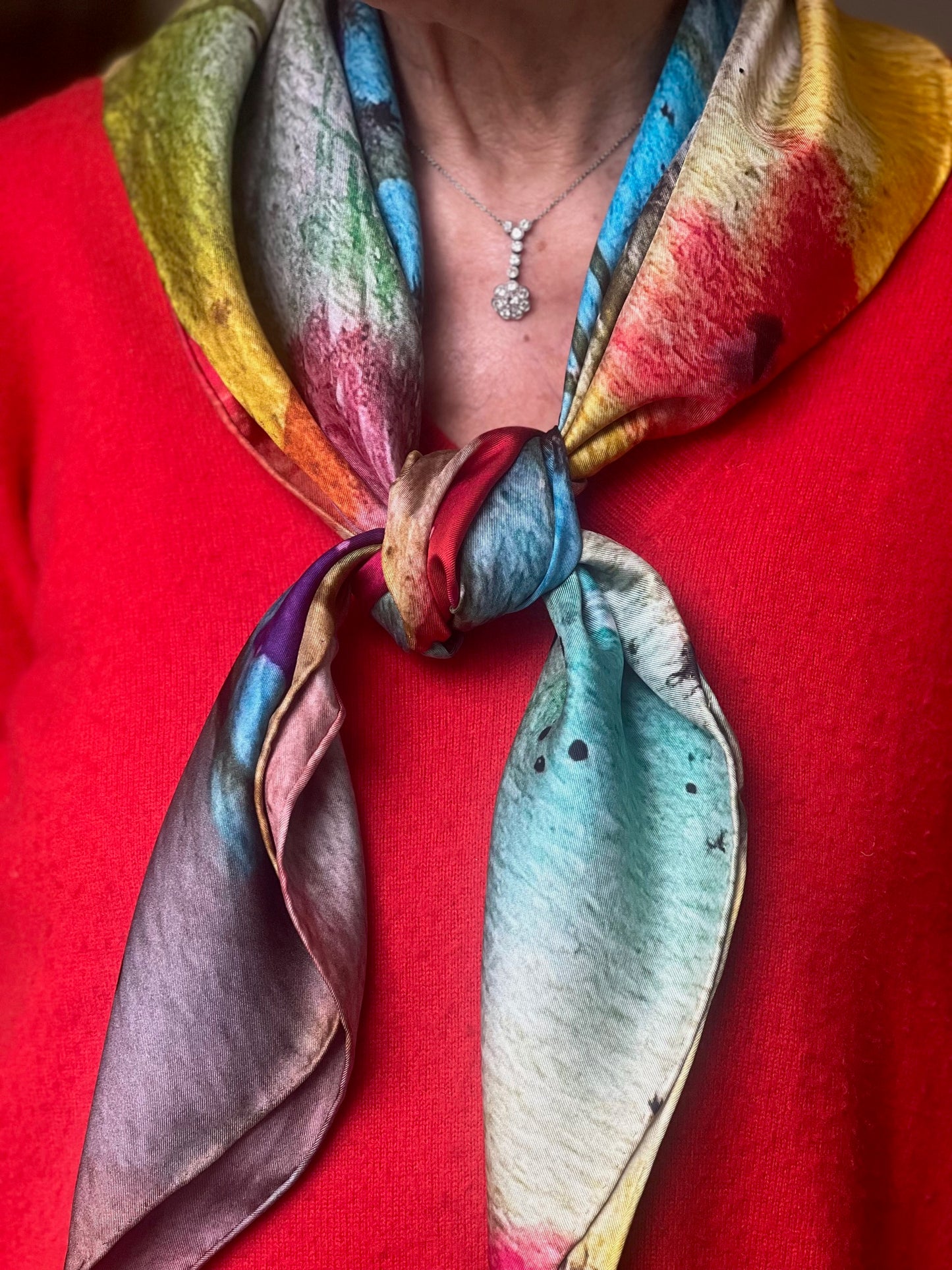 floral symphony the edit inspired floral designs nyc silk twill scarf