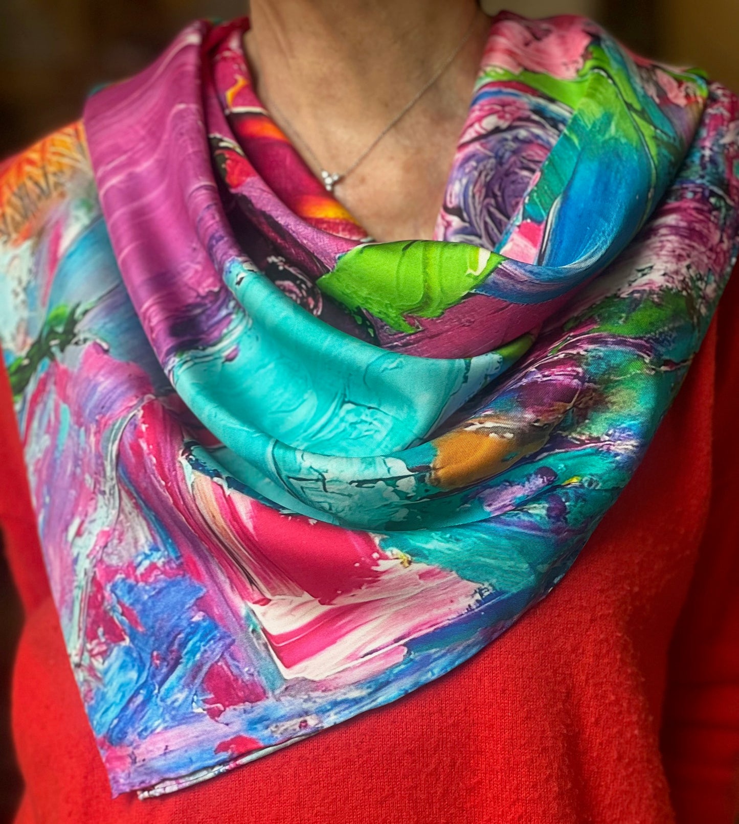 the edit inspired floral designs nyc petals unleashed silk twill