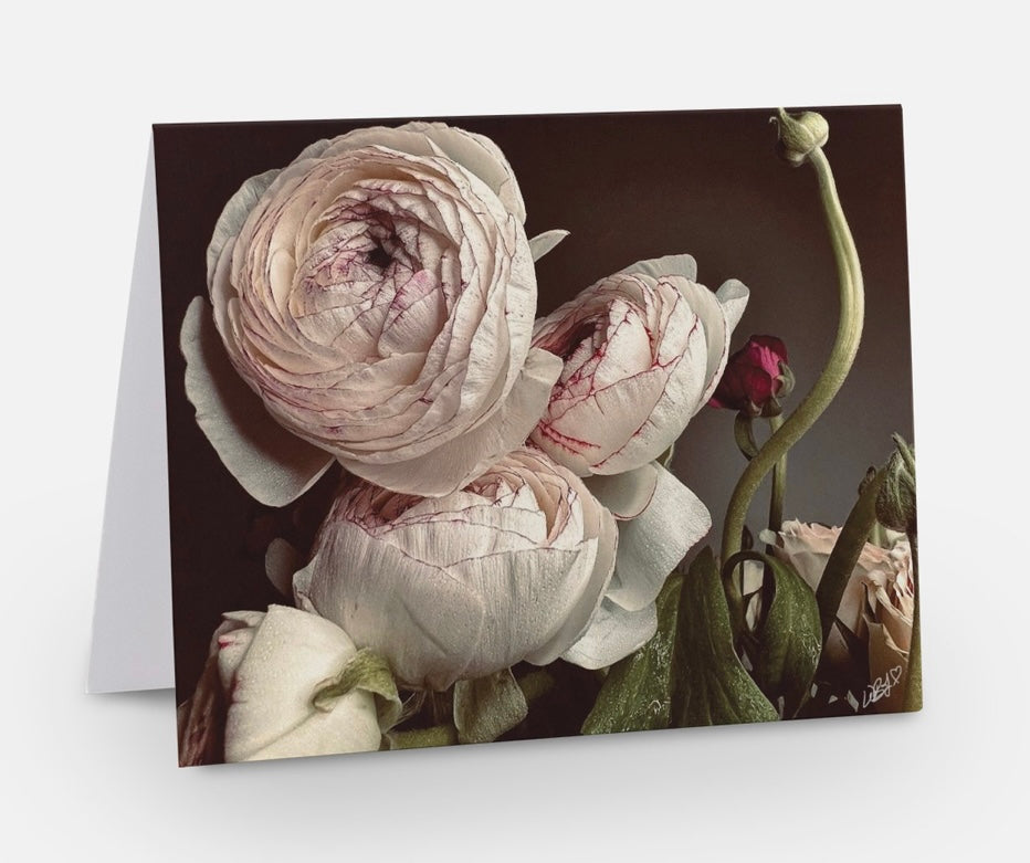 "Beauty in Abundance" Floral Greeting Card