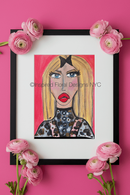 'Fifi' Visages Giclée Art Print