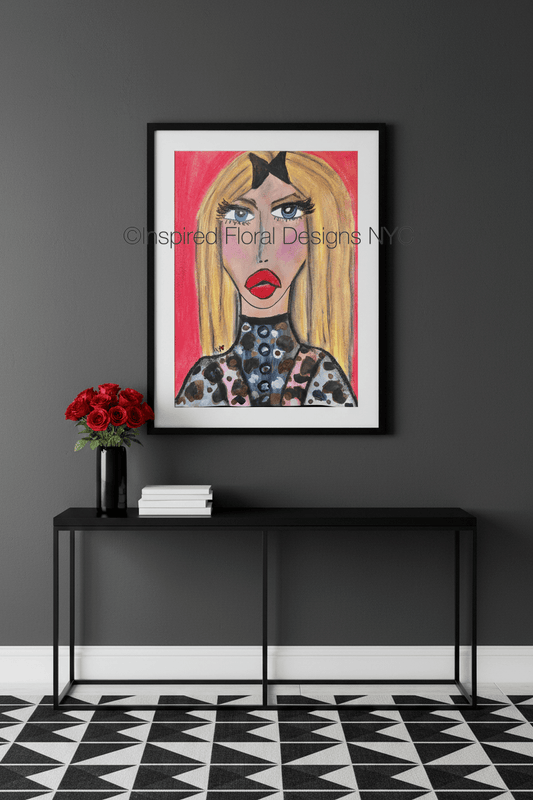 'Fifi' Visages Giclée Art Print