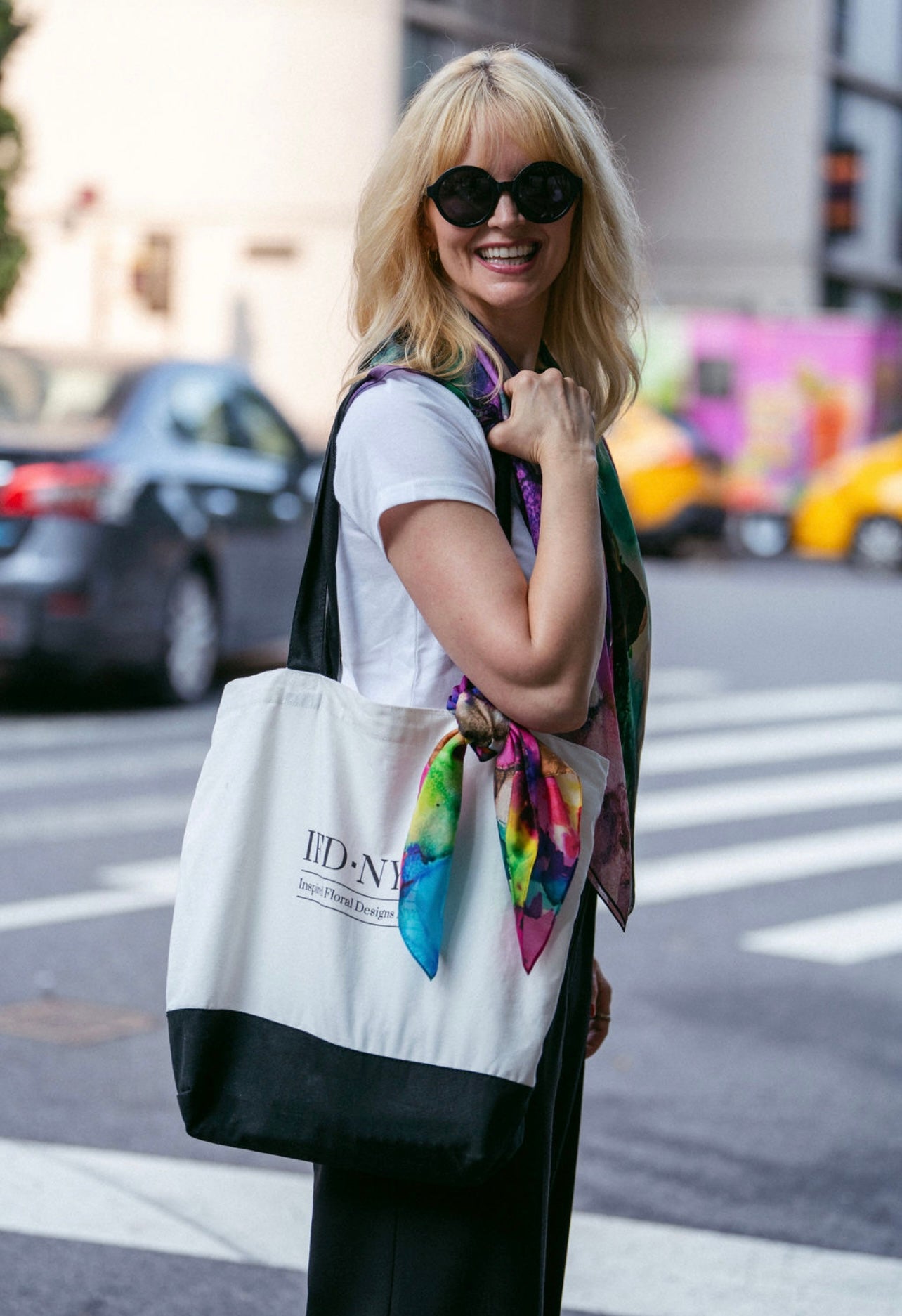 inspired floral designs nyc totes