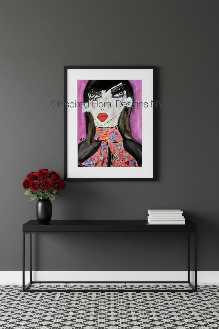 'Isabelle' Visages Giclée Art Print