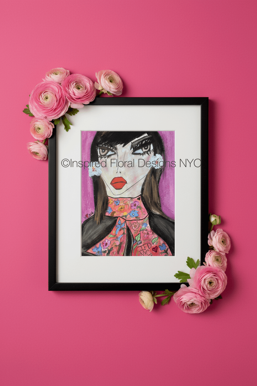 'Isabelle' Visages Giclée Art Print