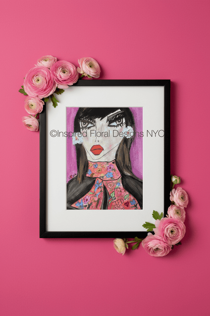 'Isabelle' Visages Giclée Art Print
