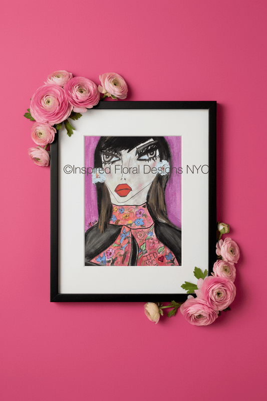 'Isabelle' Visages Giclée Art Print