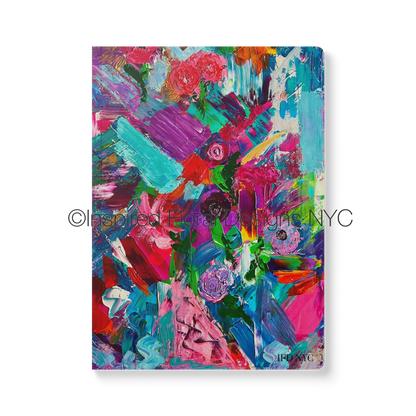 'Petals Unleashed' Softcover Floral Journal