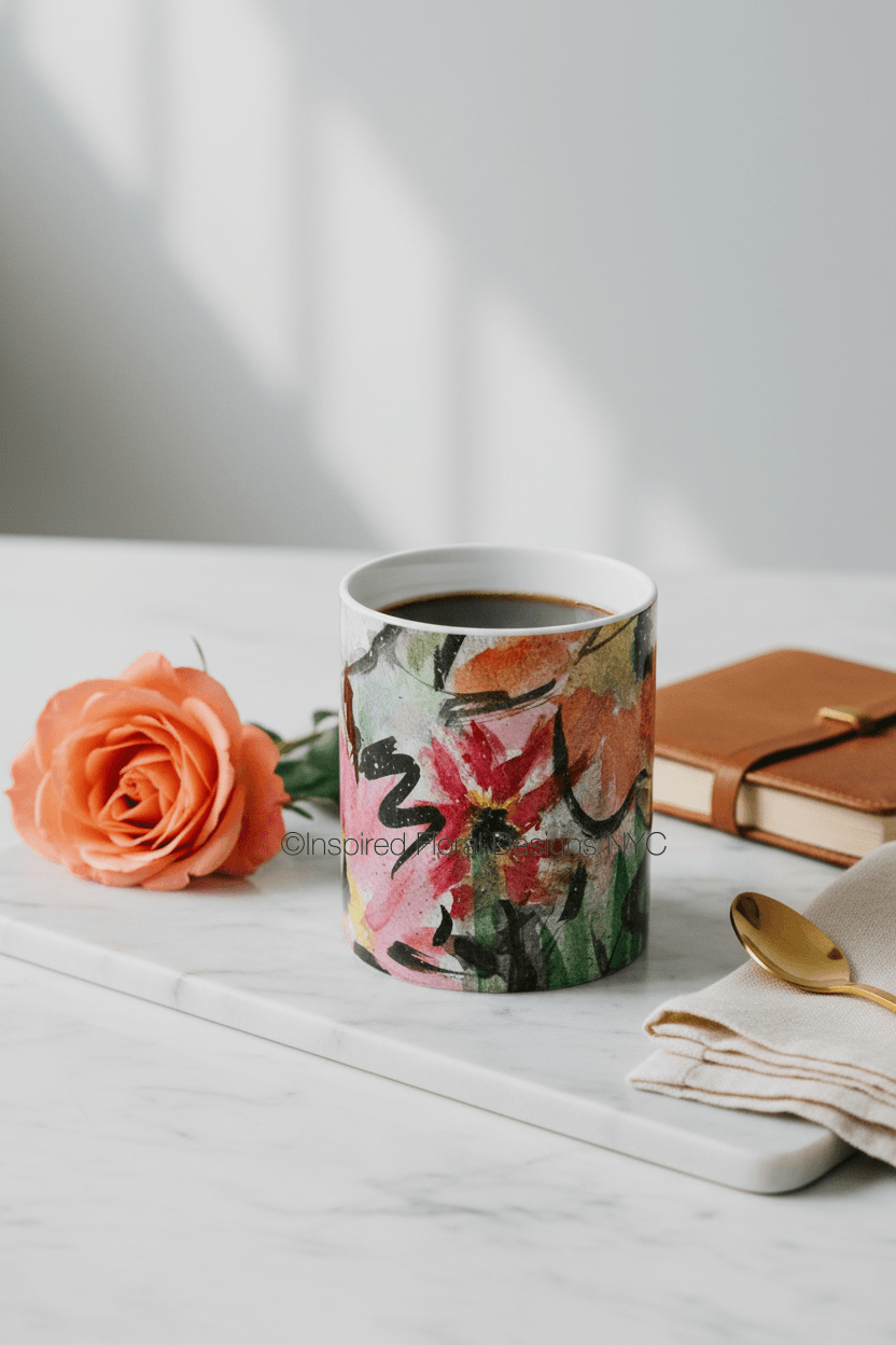 Floral Coffee Mugs