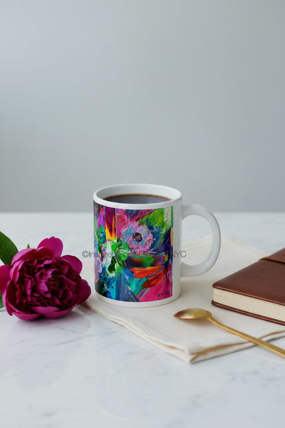 petals unleashed jumbo coffee mug by inspired floral designs nyc llc