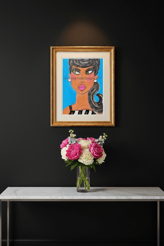 'Simone' The Power Gals Giclée Art Print