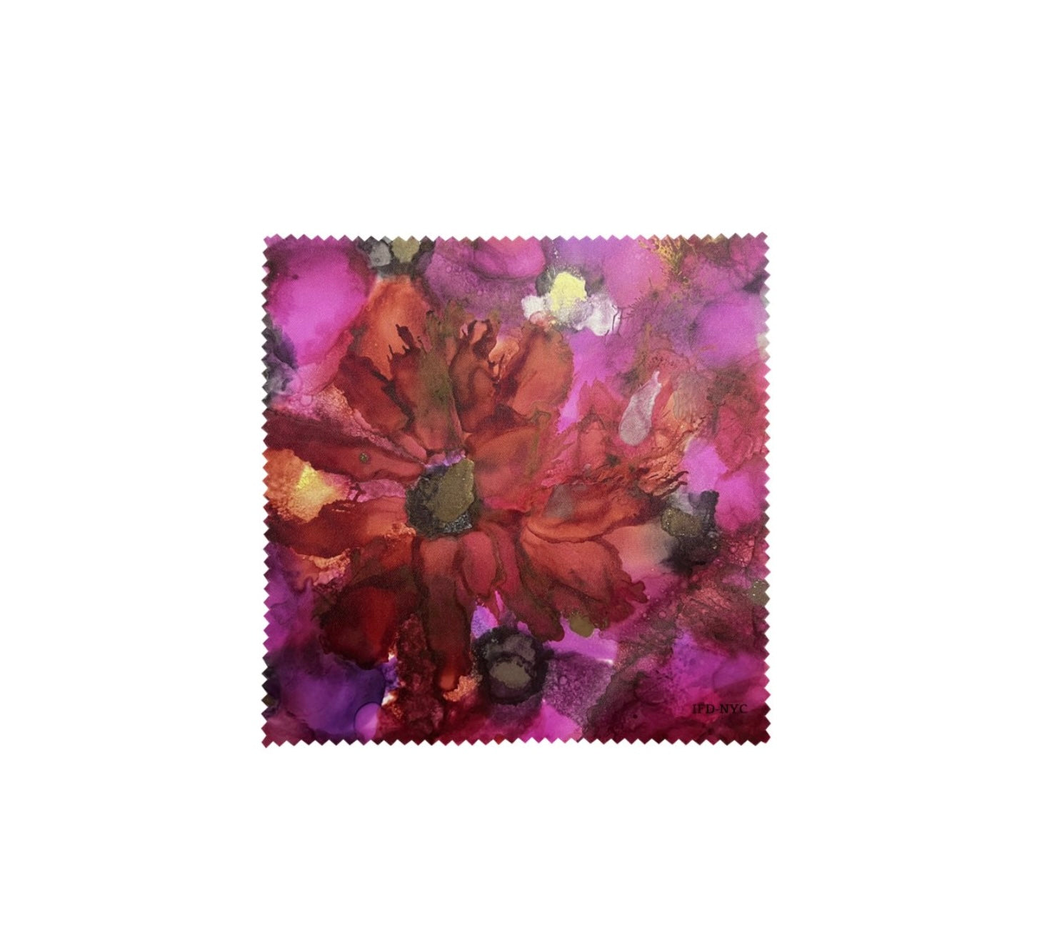 lens cleaner cloth inspired floral designs nyc diva in red