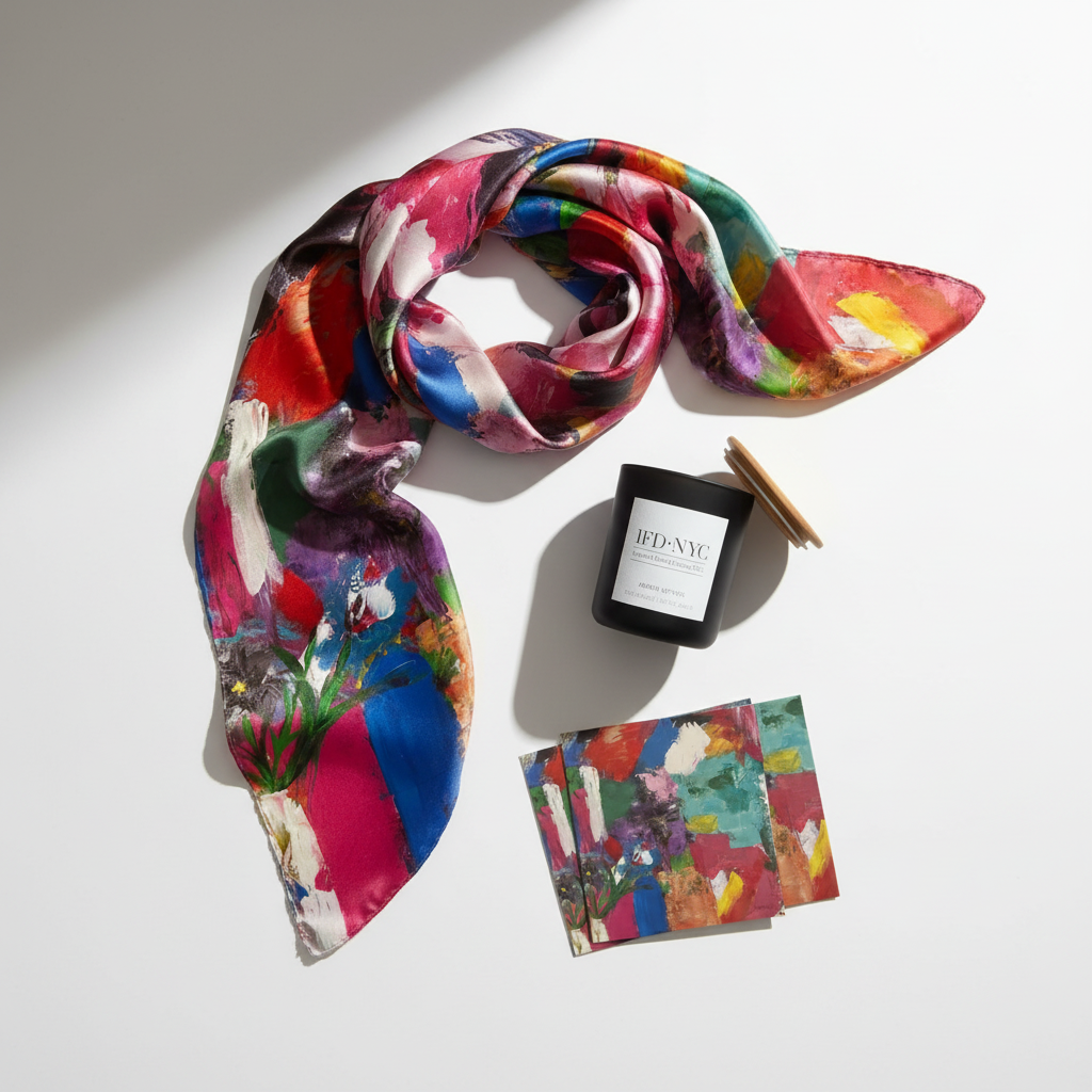 Fragmented Blossoms Collection Ad - Square