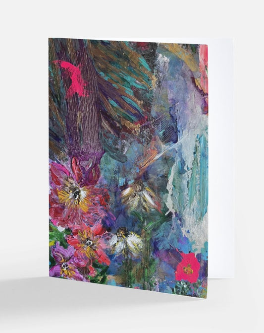 'Nocturne in Bloom' Floral Greeting Cards- set of 5