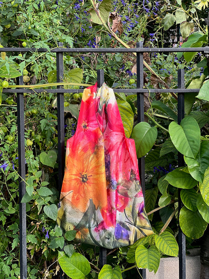 Watercolor Blossom Parachute Totes