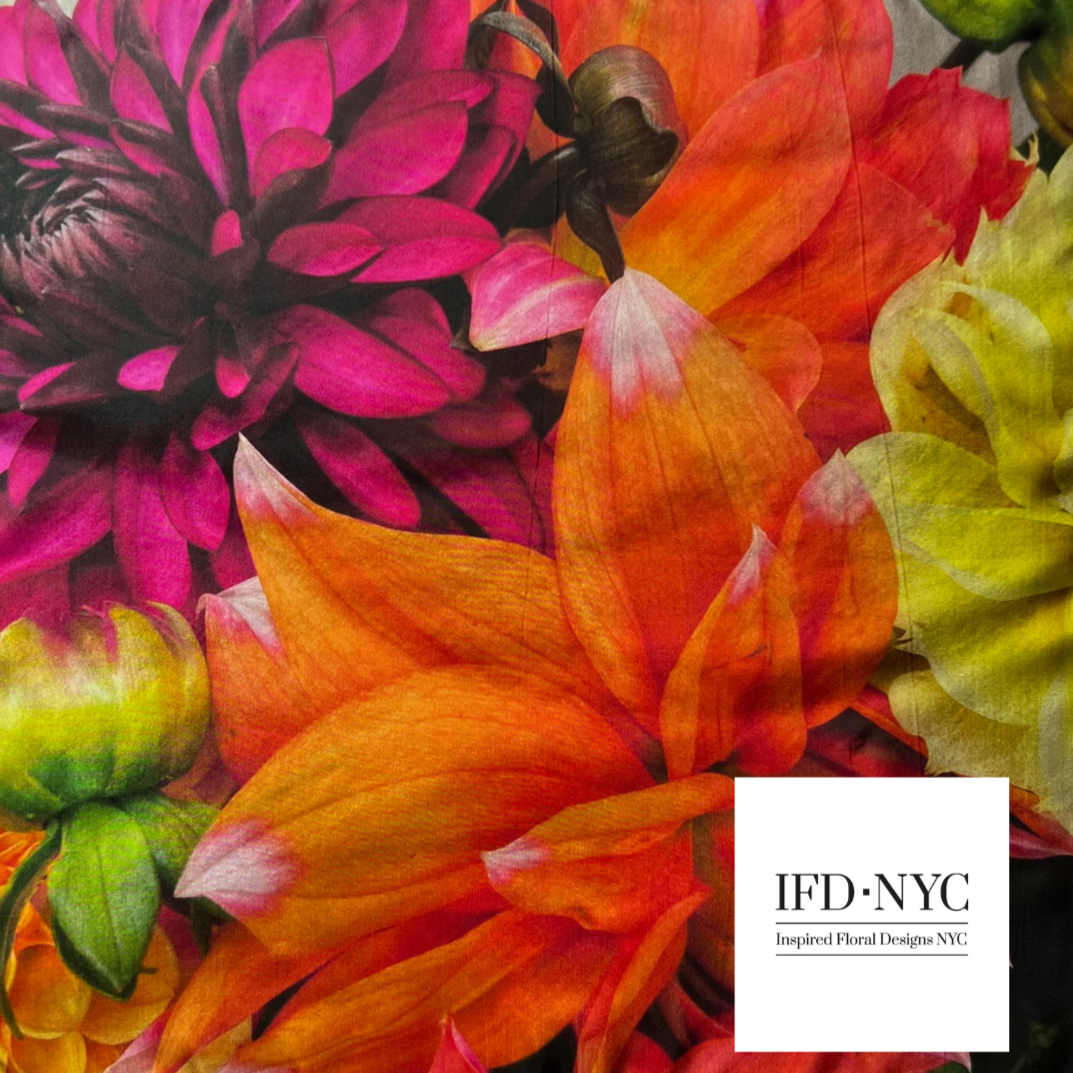 inspired floral designs nyc floral silk scarves