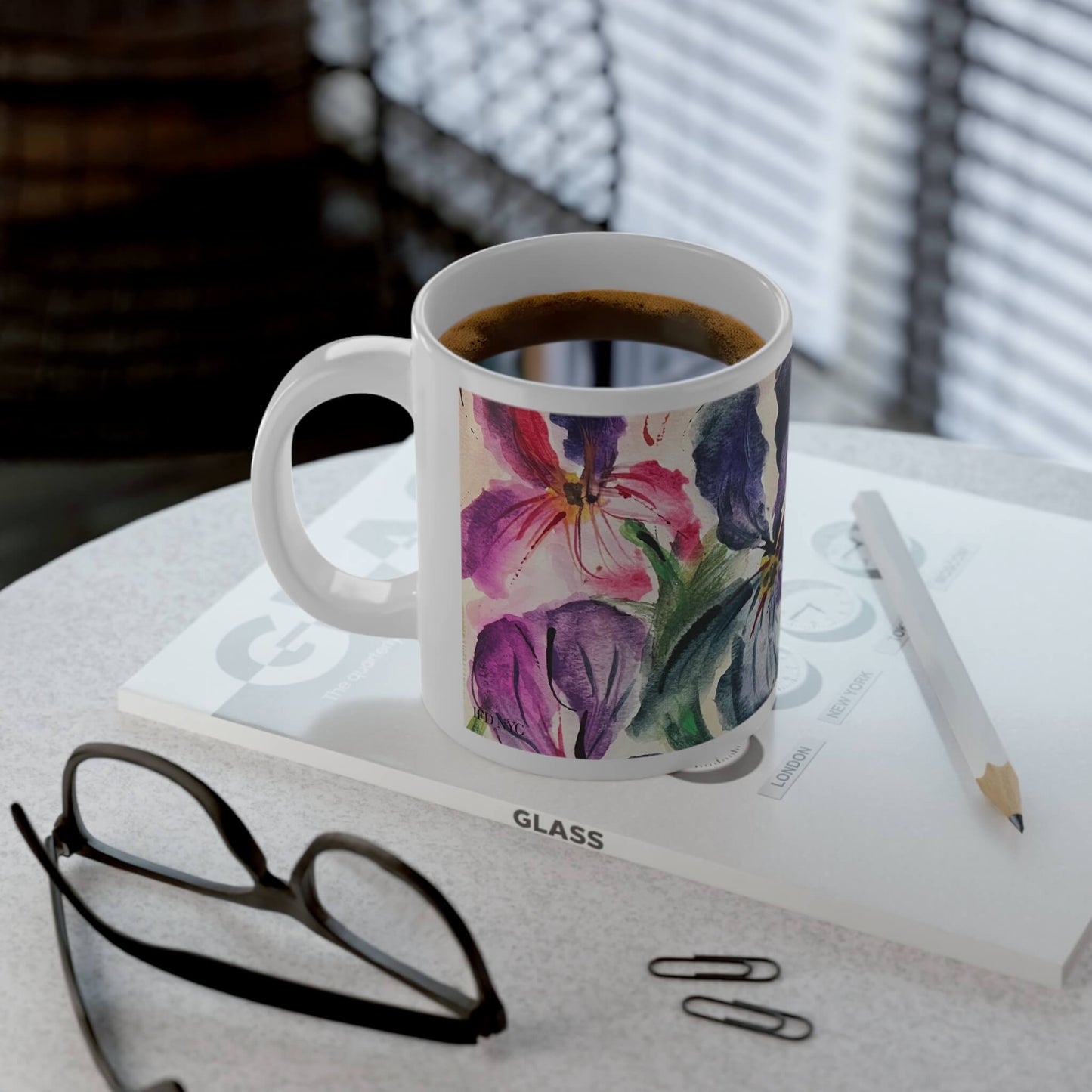 Jumbo Floral Coffee Mugs