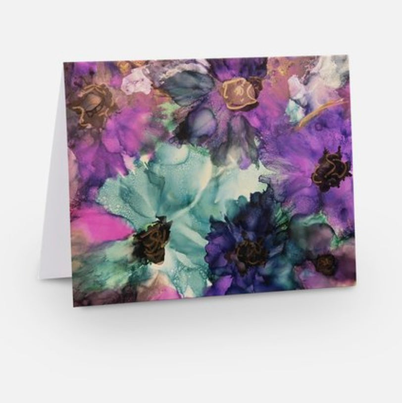 "Dance of the Flowers" Greeting Card