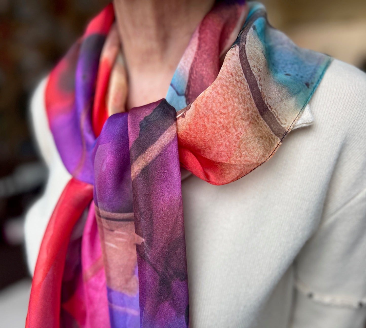 The Kaleidoscope Scarf "Floral Whirl"