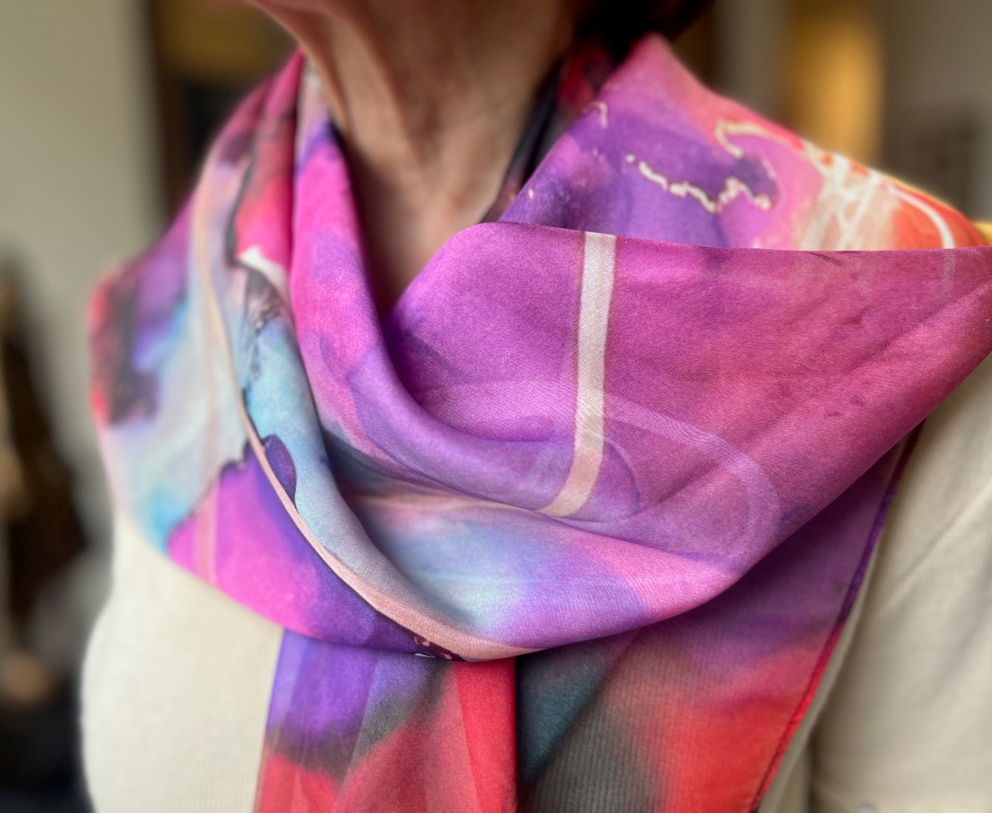 The Kaleidoscope Scarf "Floral Whirl"