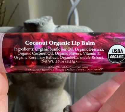 USDA Certified Coconut Organic Lip Balm