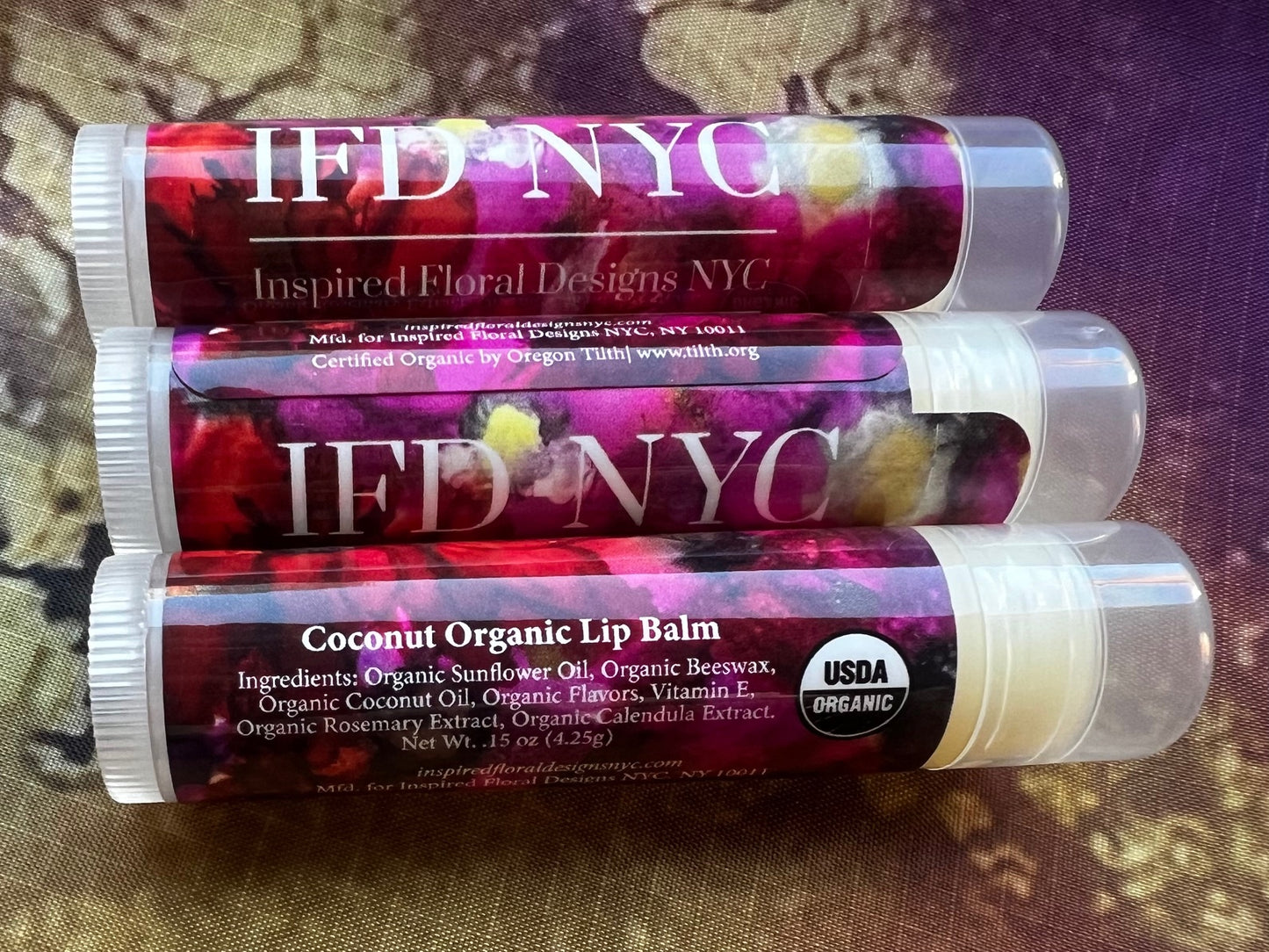 USDA Certified Coconut Organic Lip Balm