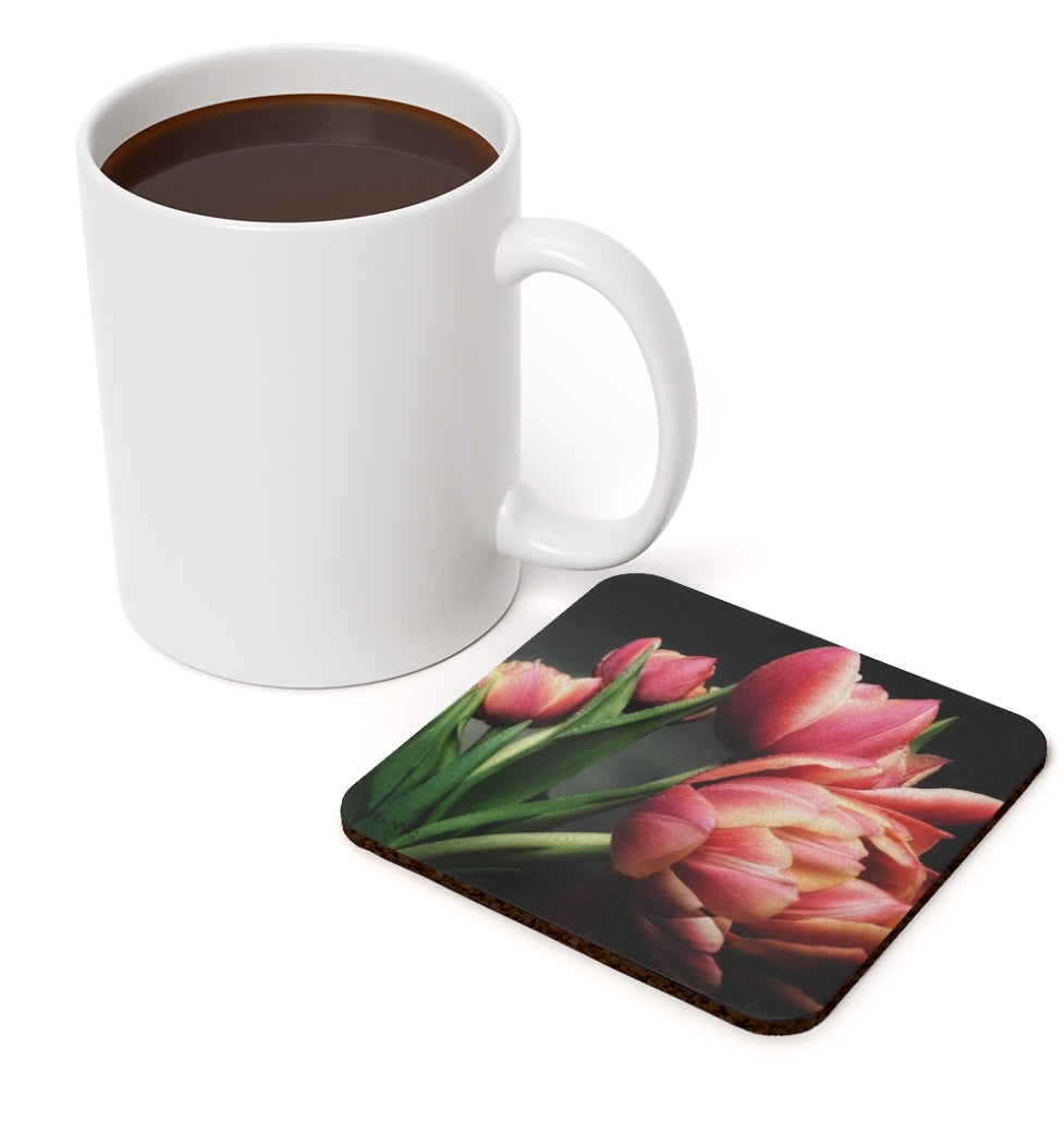 Pink Tulip Coasters