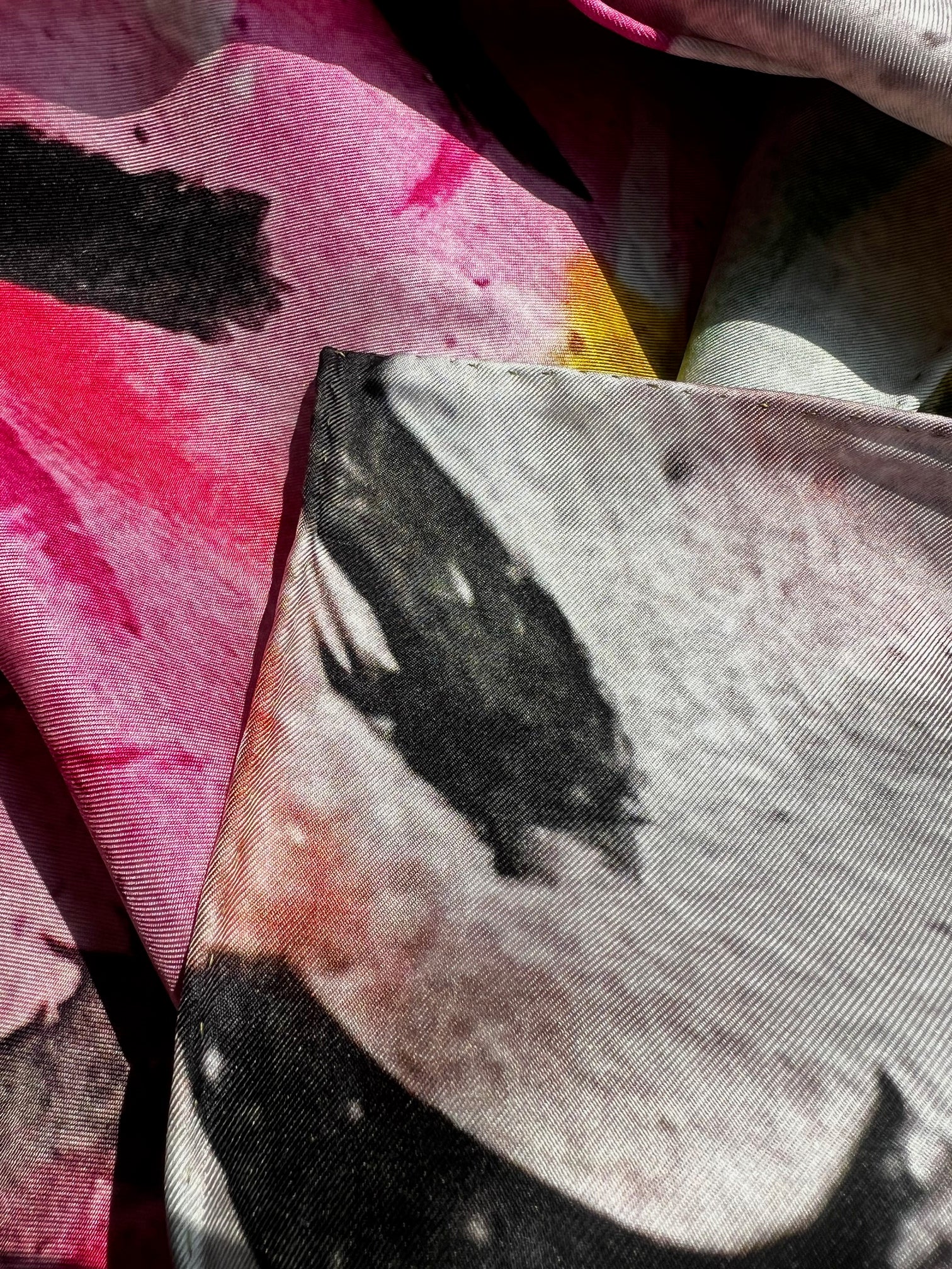 inspired floral designs nyc silk twill scarf the edit: floral art in silk