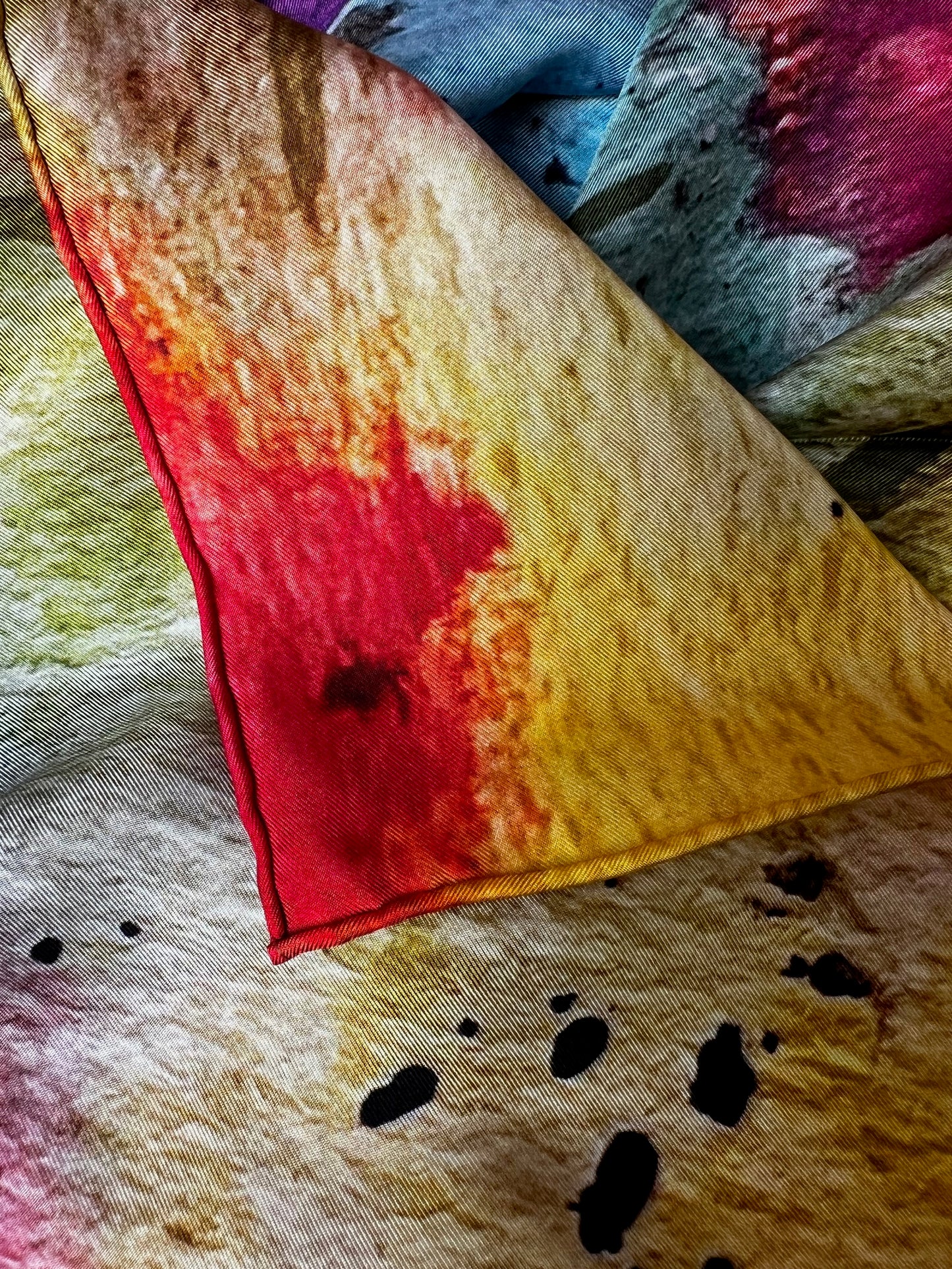 The Edit: Floral Art in Silk 'Floral Symphony' Scarf