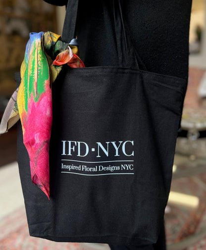 IFD-NYC Black Zippered Tote