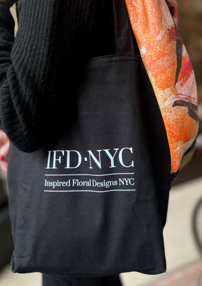 IFD-NYC Black Zippered Tote