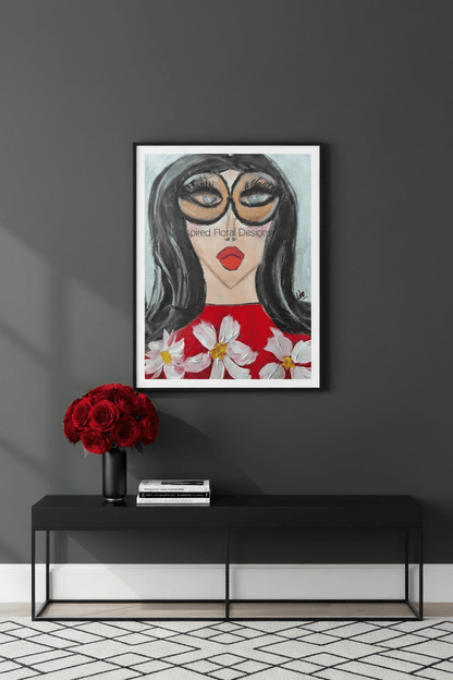 'Odette' Visages Giclée Art Print