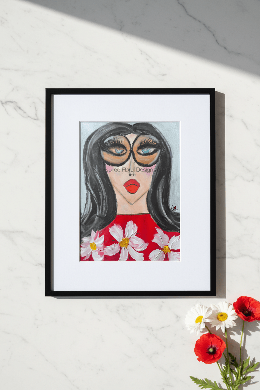 'Odette' Visages Giclée Art Print