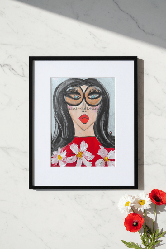 'Odette' Visages Giclée Art Print